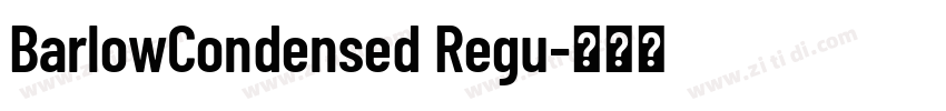 BarlowCondensed Regu字体转换